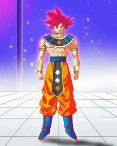 Goku ssj dios rojo