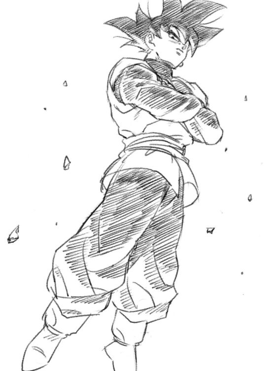 Goku black para dibujar