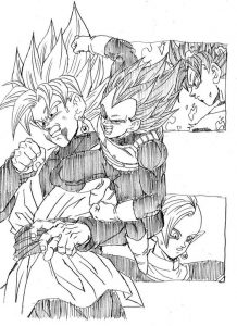 Goku black para dibujar