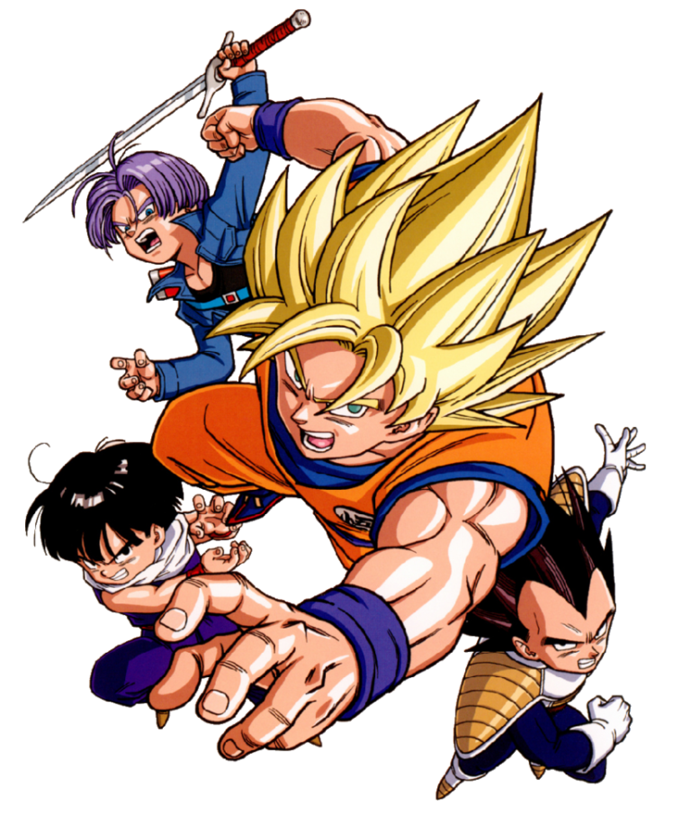 Imagenes De Goku Gohan Vegeta Trunks