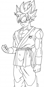 Goku dios para dibujar
