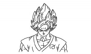 Goku dios para dibujar