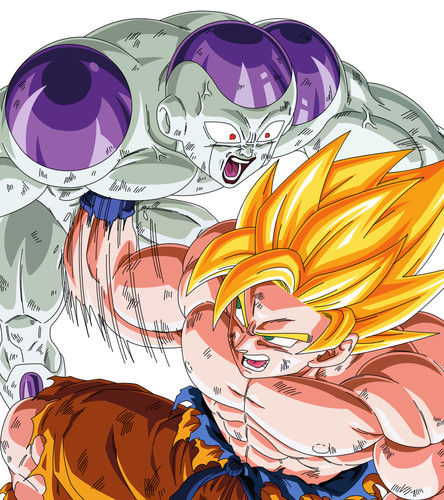 imagenes de goku Goku y Freezer