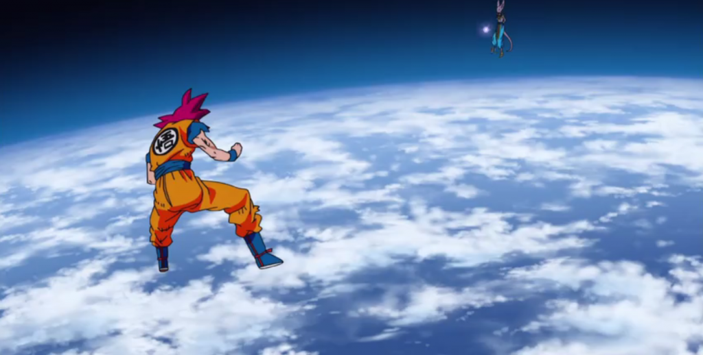 imagenes de Goku volando