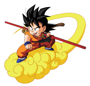 imagenes de Goku volando