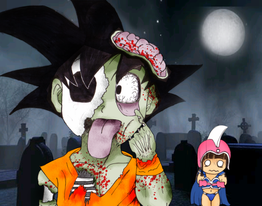 imagenes de Goku Zombie