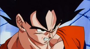 Goku enojado