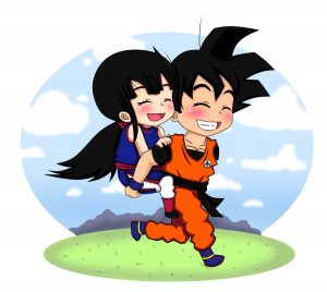 Goku enamorado