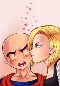 Imagenes de Krilin y Androide 18 enamorados